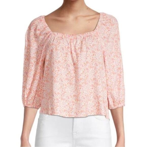Sanctuary Chloe Floral Top Orange Size M - Picture 1 of 10